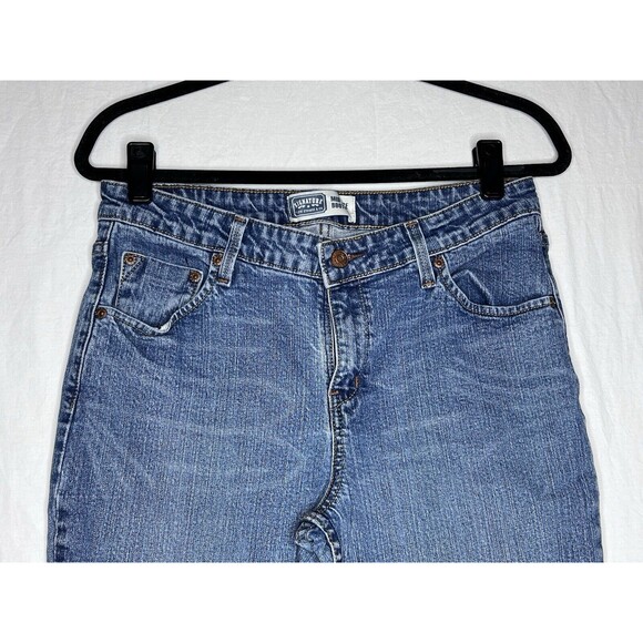 Signature by Levi's Womens Modern Bootcut Mid Rise Jeans Sz 12 Long - Picture 2 of 10